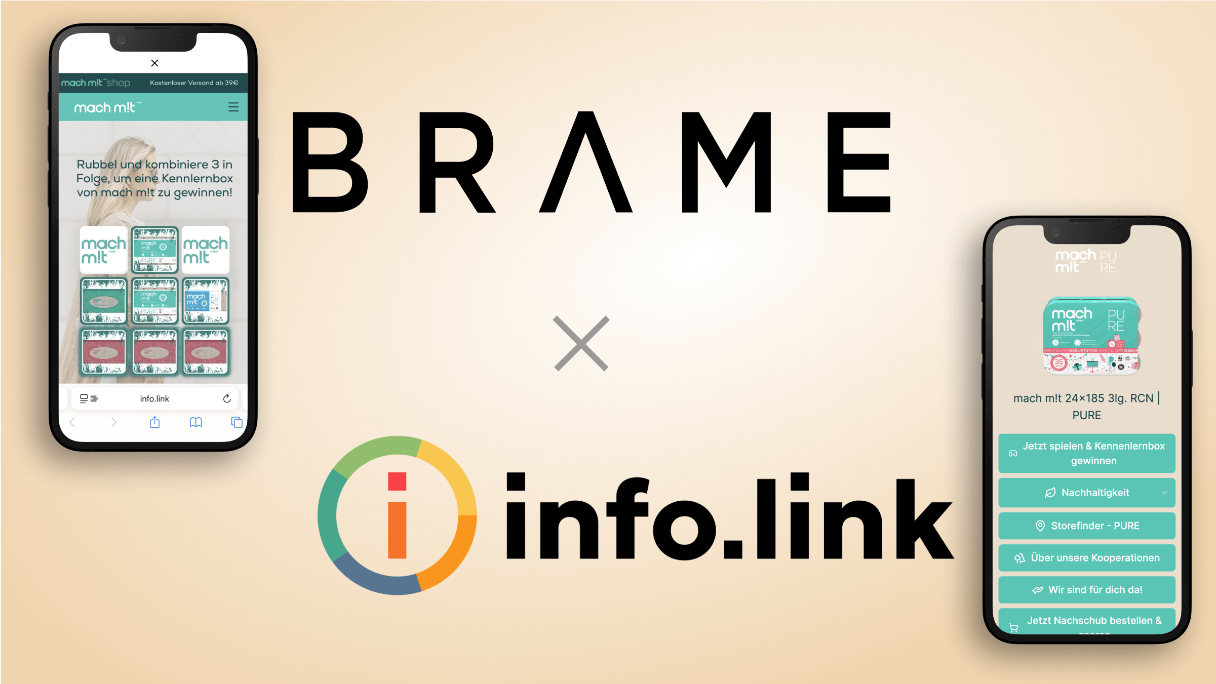 BRAME partners with info.link announcement