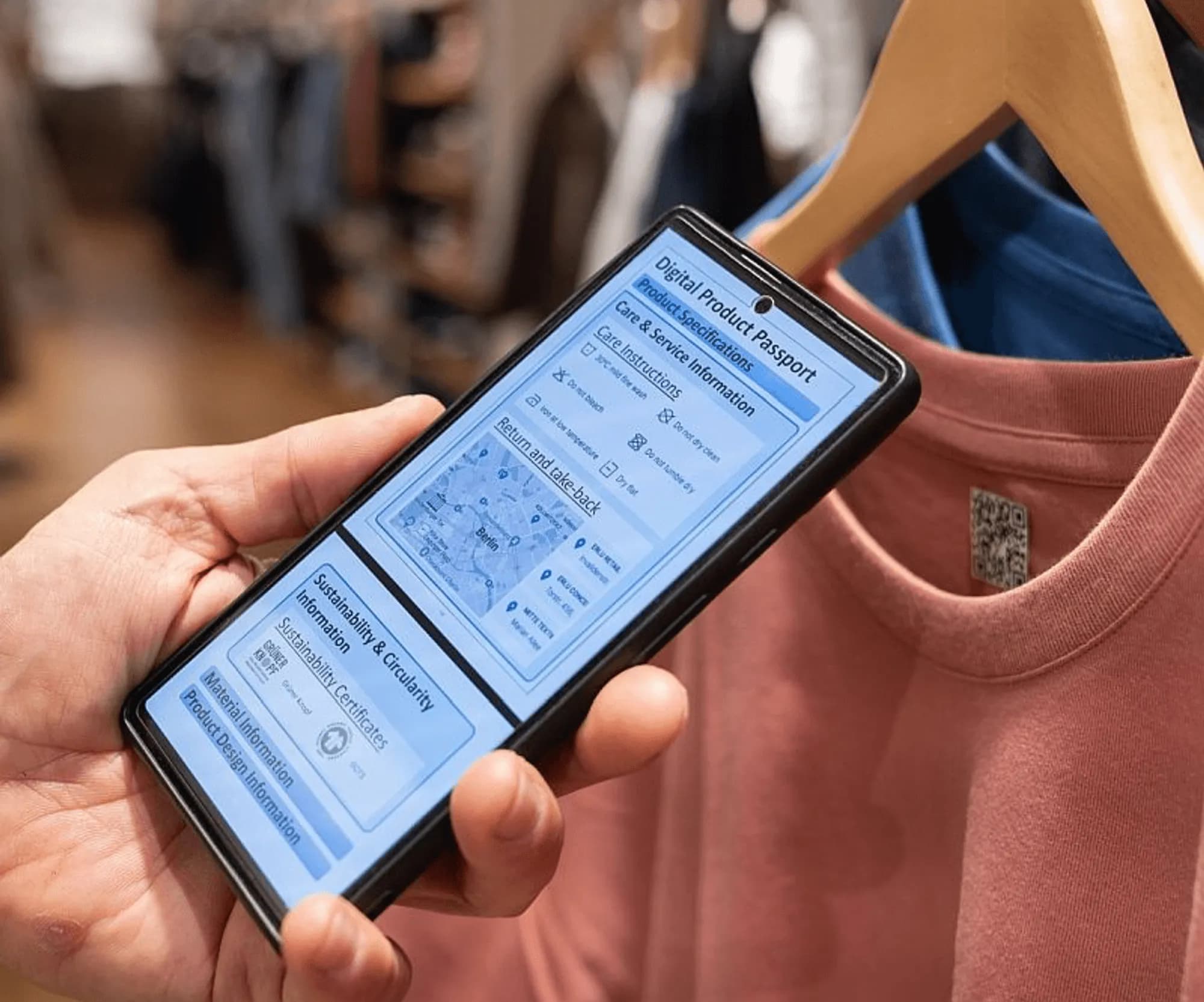Digital Product Passport example in the textile industry