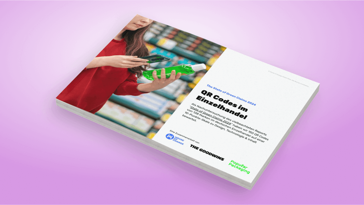 State of Green Claims 2024 - QR-Codes im Einzelhandel