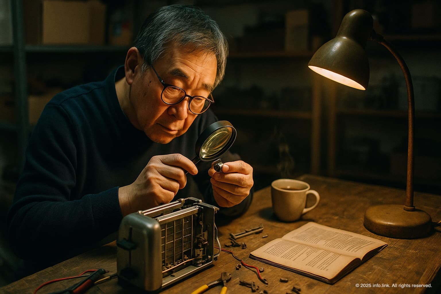 Old man repairs a toaster himself - EmpCo